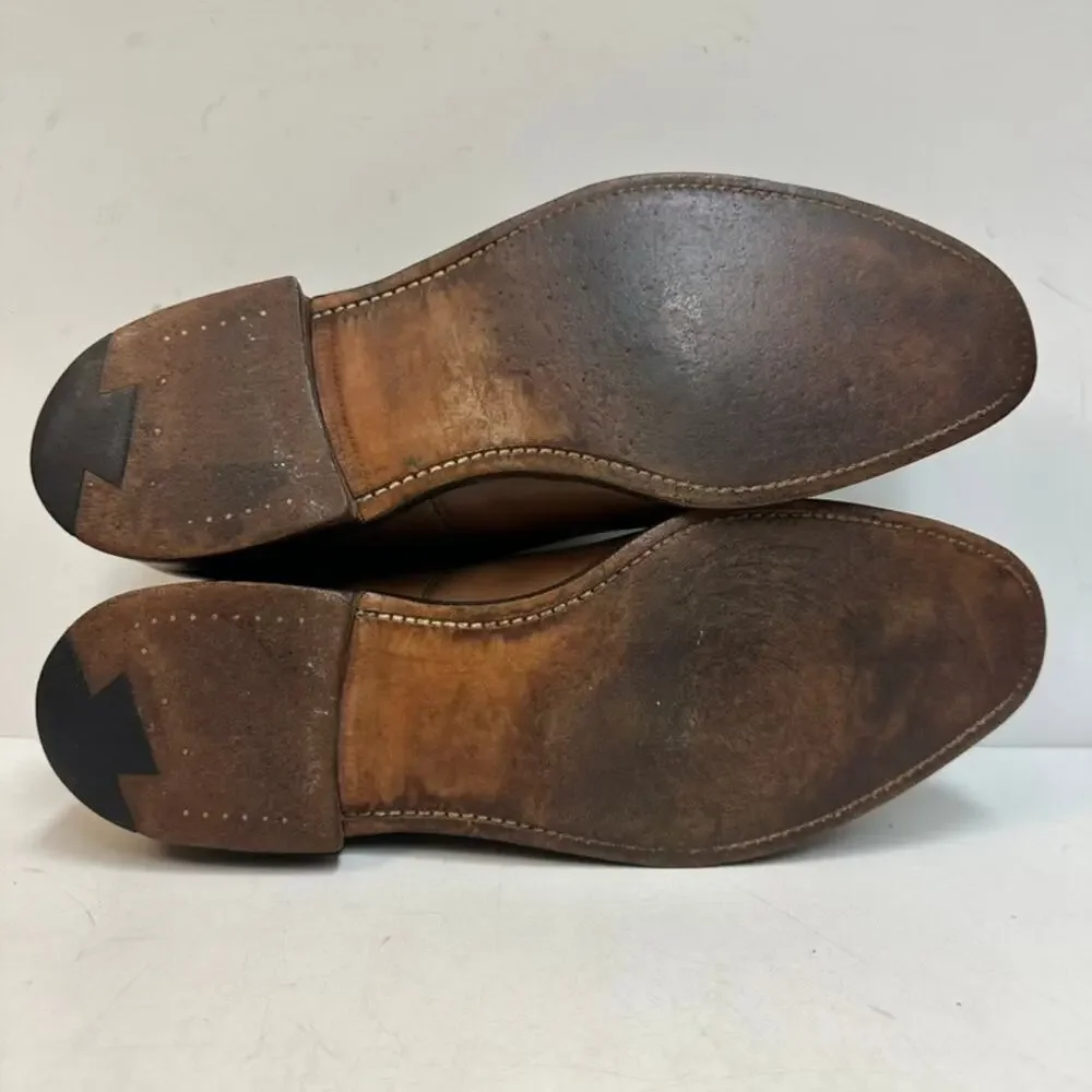 VGUC Cheaney x Cole Haan Brown Oxford Cap Toe Bench Made in England 9 B